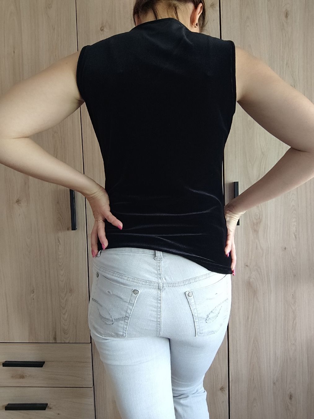 Tops: Black Velvet Top Size S Canda – D'occasion à Mägenwil par VintageGirly 4