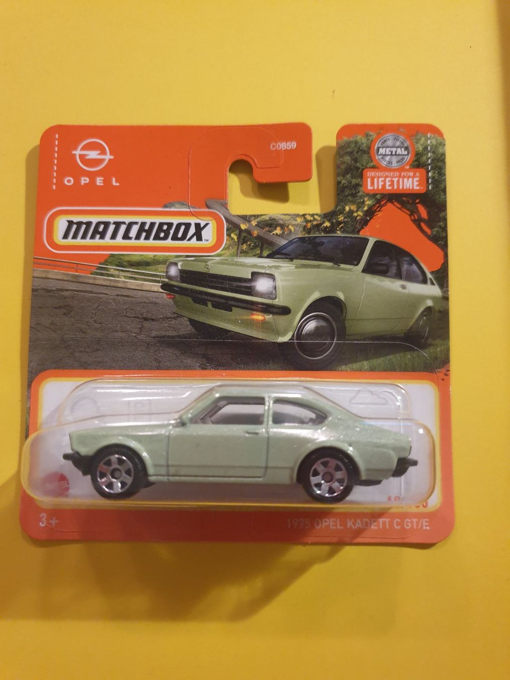 Matchbox Modellini d'auto: Matchbox 1975 Opel Kadett C GT/E – Nuovo e nell'imballaggio originale da Oftringen venduto da Rotor 1