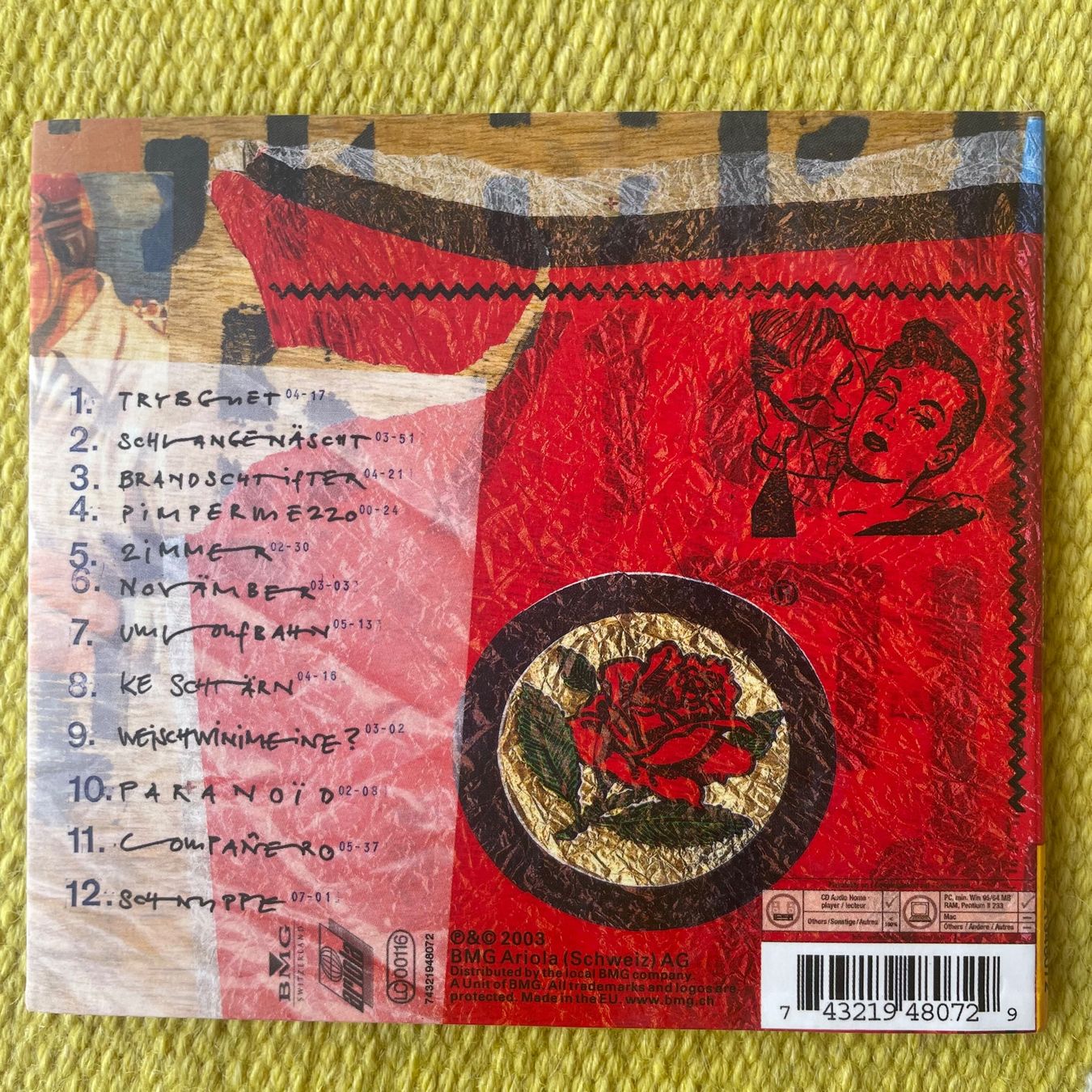 CDs: PATENT OCHSNER-TRYBGUET (DIGIPACK) – Gebraucht aus Rorschacherberg von CD-Roli 1