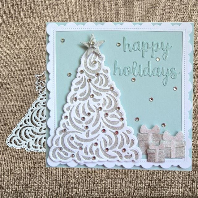 Pochoirs: WEIHNACHTSBAUM 3 STANZSCHABLONE – Neuf avec emballage d'origine à Affoltern am Albis par scrapbooking