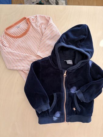Lot vêtements bébé Naturaline taille 74 en bon état