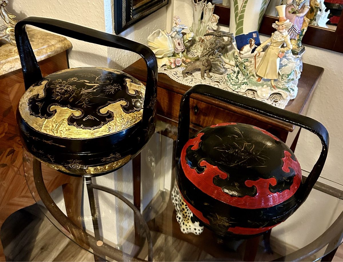Altro in Antiquarato & Arte: Charmant duo de paniers de mariage chinois – Usato da Petit-Lancy venduto da Pierre_le_voyageur 9