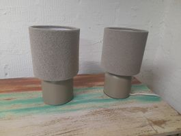 2x nachttischlampe