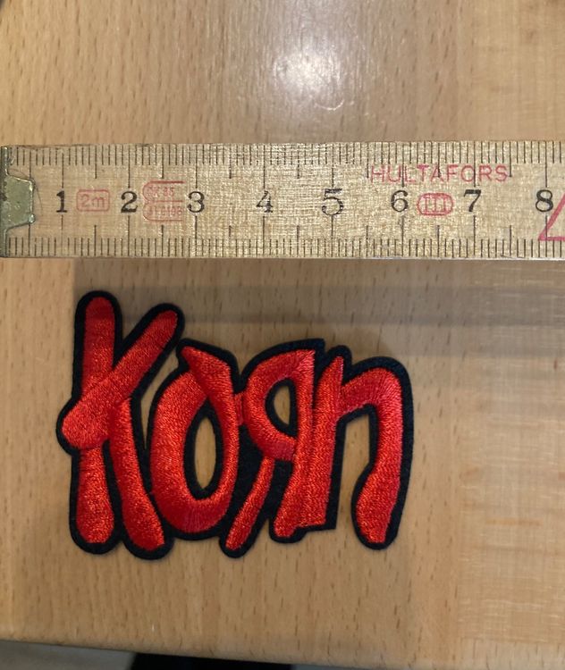 Korn Patch Sticker Aufnäher Metal Rock Band (Neu (gemäss Beschreibung ...