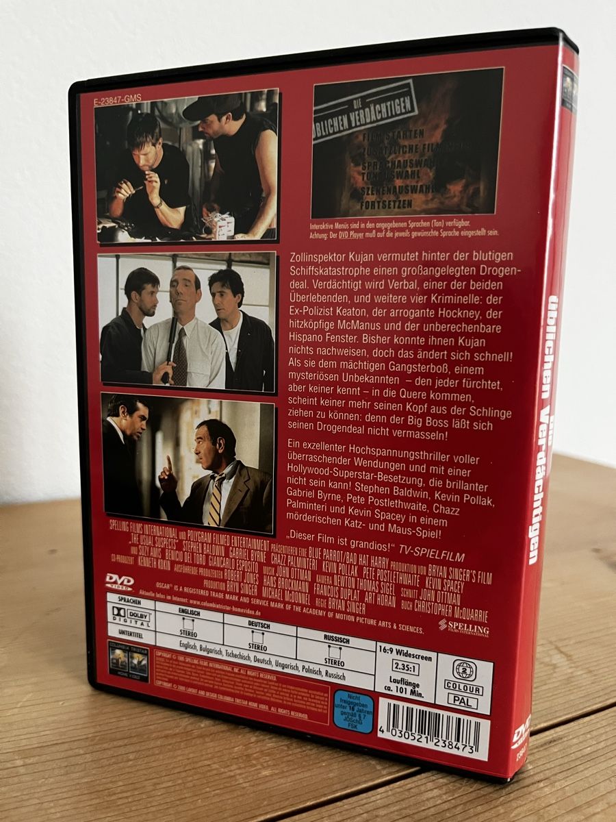 Tutti i DVDs: DVD Die üblichen Verdächtigen – Usato da Bassersdorf venduto da McRob00 2