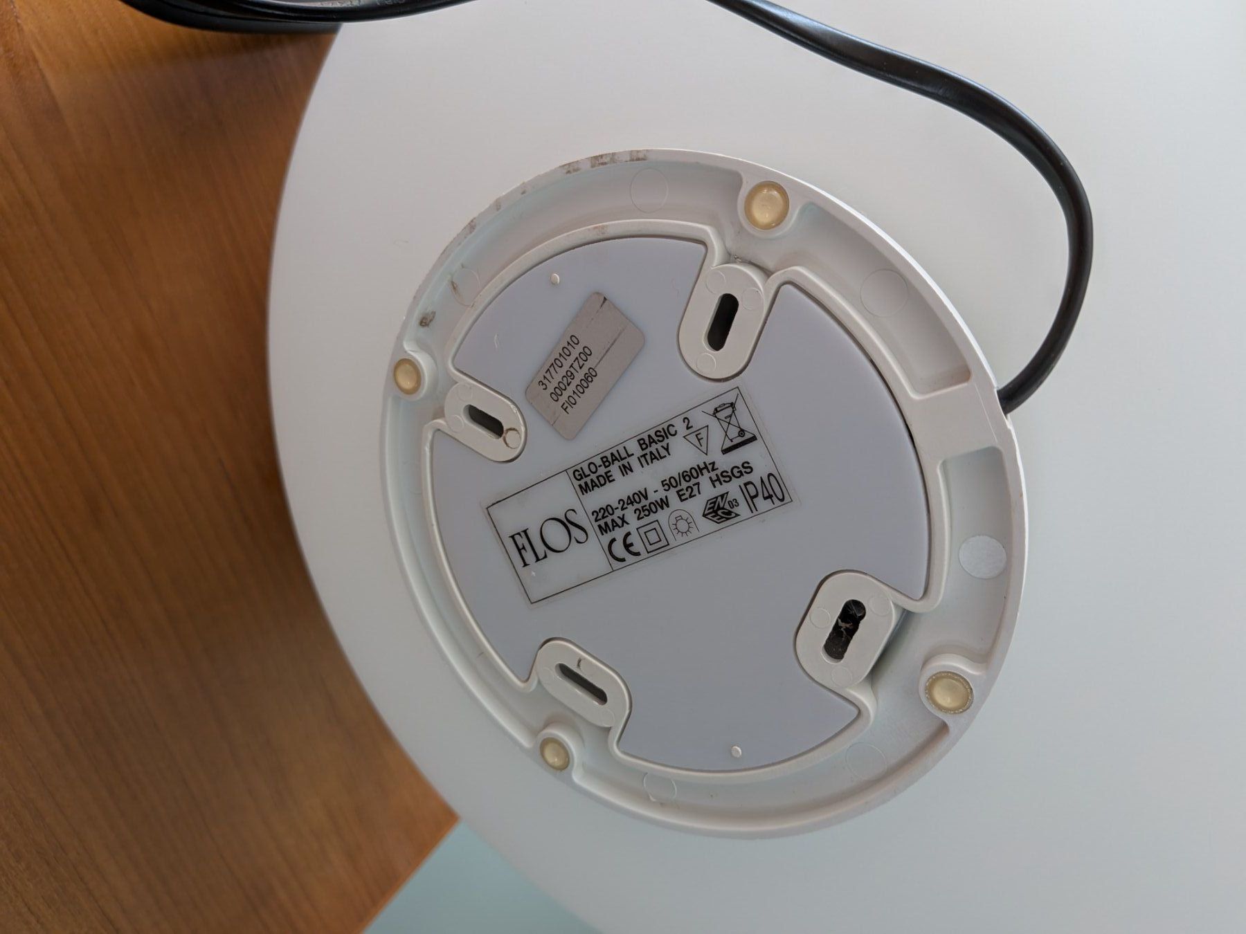 Flos Lampes: Grosse Tischlampe Flos Glo-Ball Basic 2 – D'occasion à Emmen par Brockofsky 3