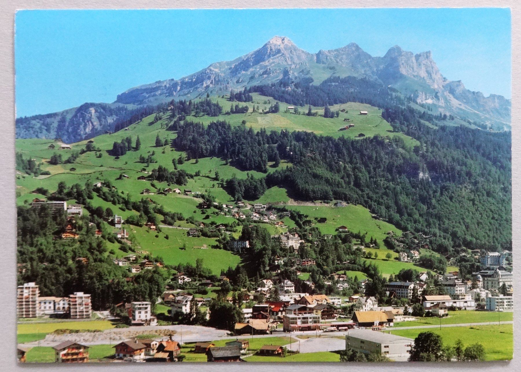 Cartoline postali: Engelberg mit Rigidalstockkette – Difettoso da Fétigny venduto da Billy2miny