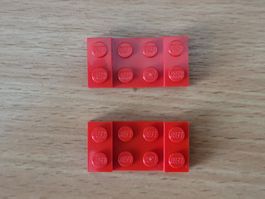 Lego - Pièce de rechange de forme spéciale - 2x rouge