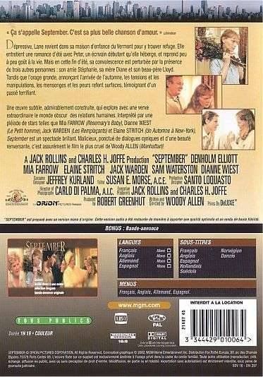 Alle DVDs: SEPTEMBER – Neu (gemäss Beschreibung) aus Bursins von Adabel 1