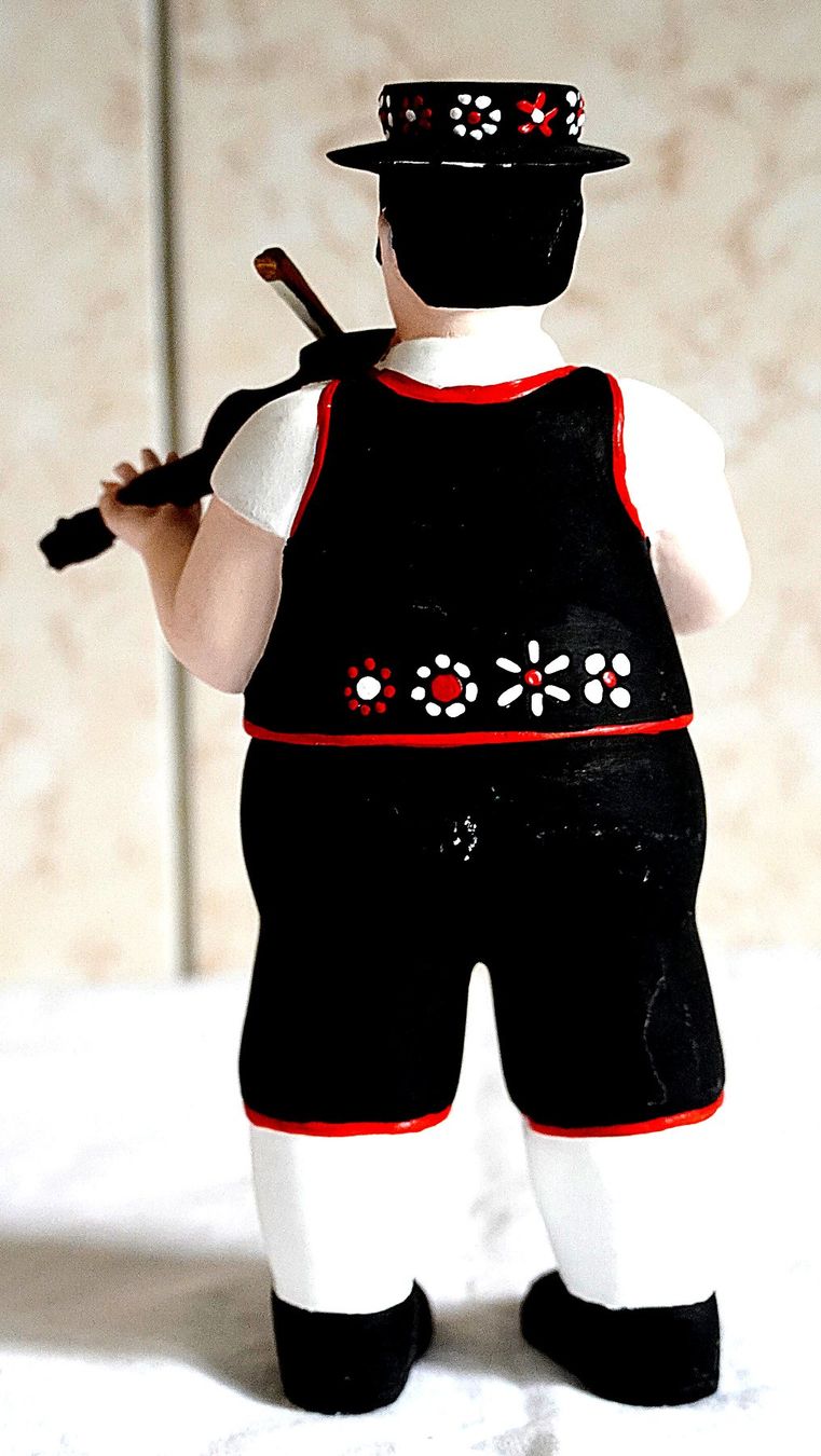 Statuette: Appenzeller Musiker Steingut – Usato da Baar venduto da 2cvbaar 2