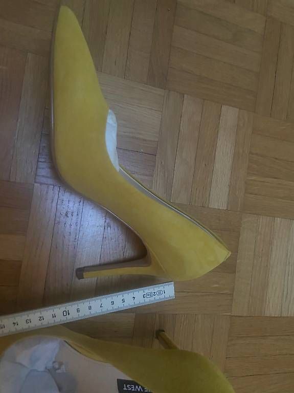 Damenschuhe: Nine west gelbe Leder Pumps gr 38 – Neu (gemäss Beschreibung) aus Basel von vla_6zt2 1