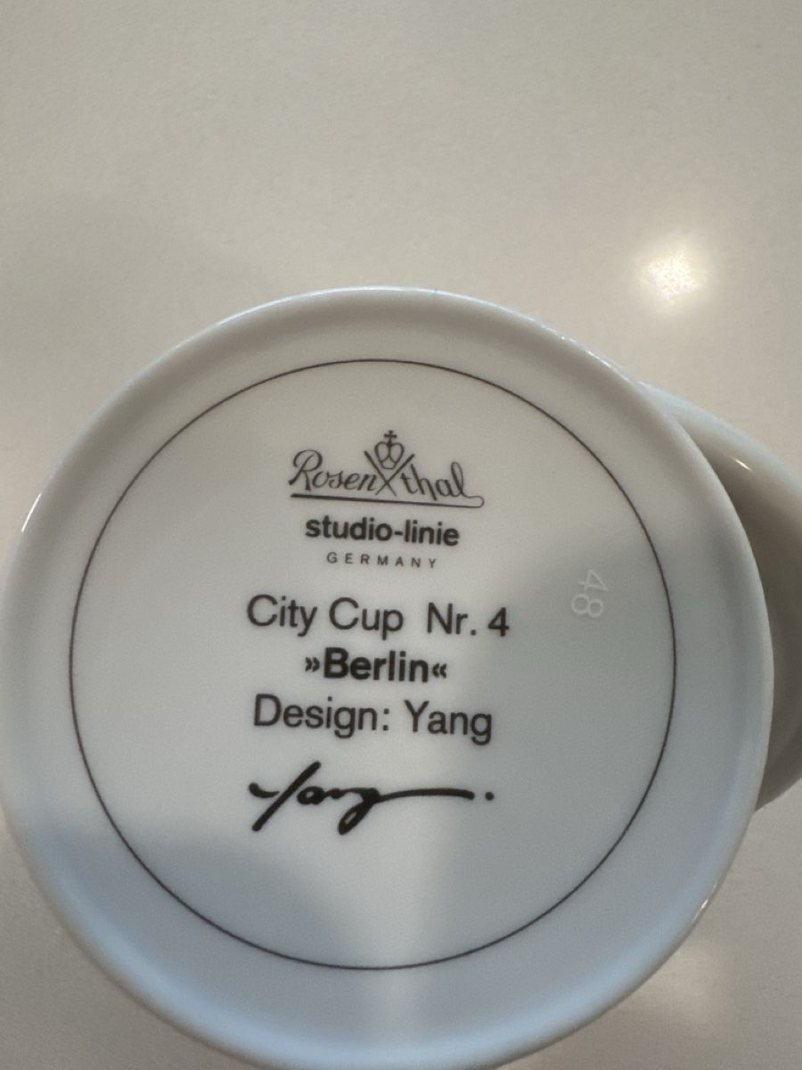 Rosenthal Tazze: Rosenthal Studio Line Tasse Berlin – Nuovo (secondo la descrizione) da St. Gallen venduto da Ursula66 2
