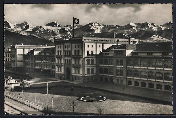 Ansichtskarten: Thun, Blick auf die Kaserne, im Hintergr – Gebraucht aus Berlin von bartko-reher