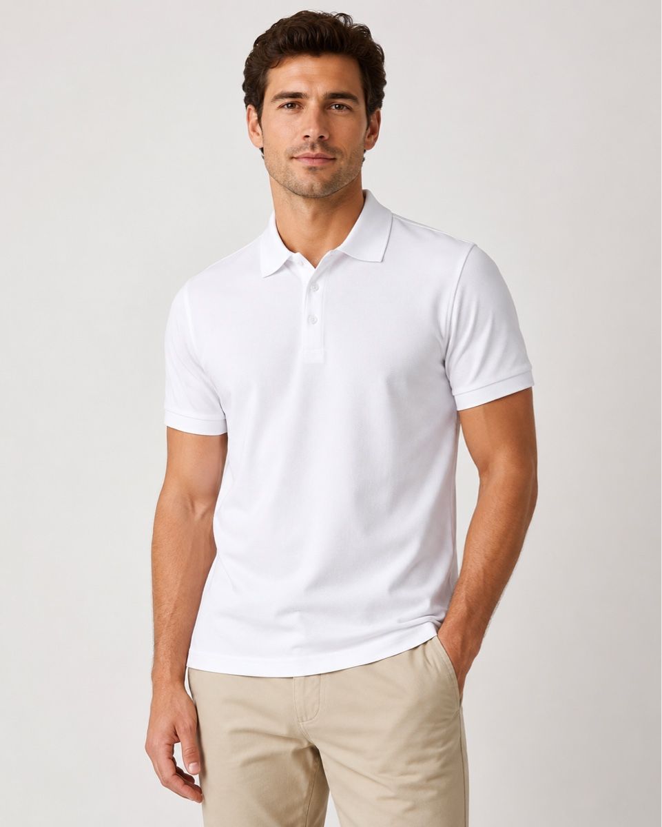 Polos: Poloshirt weiss - Unisex  – Neuf (Voir description) à Oberwangen b. Bern par 7AJU 1