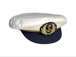 Kapitänsmütze / Kappe - Comodore - Grösse 60