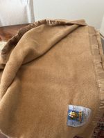 Decke Eskimo Kamelhaar 220x170 mit Satinrand sehr gut Zust