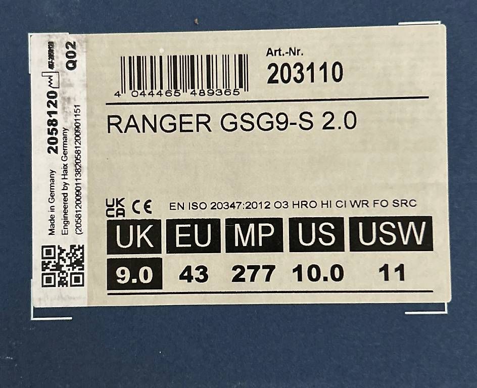 Haix Scarpe da uomo: Haix Ranger GSG9-S NEU!!! – Usato da Güttingen venduto da Tg_135367 4