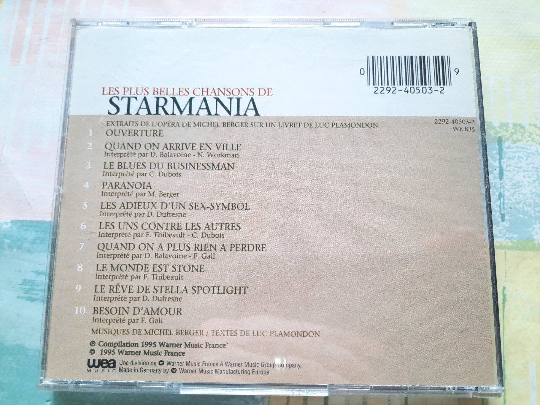CDs: CD Les plus belles chansons de Starmania – D'occasion à Pully par bro_n52j 1