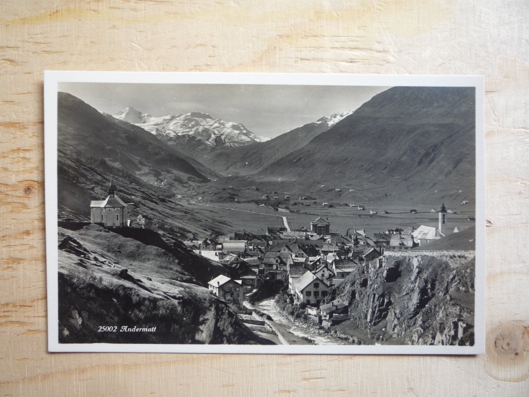 Cartoline postali: Andermatt, 25002 – Usato da Rieden SG venduto da Brockehuesli