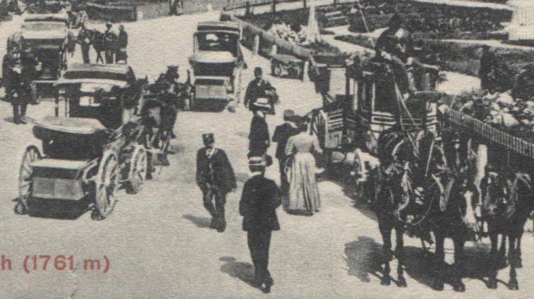 Cartoline postali: GLETSCH VS 1910 Postkutsche – Usato da Rothrist venduto da Clanx 1