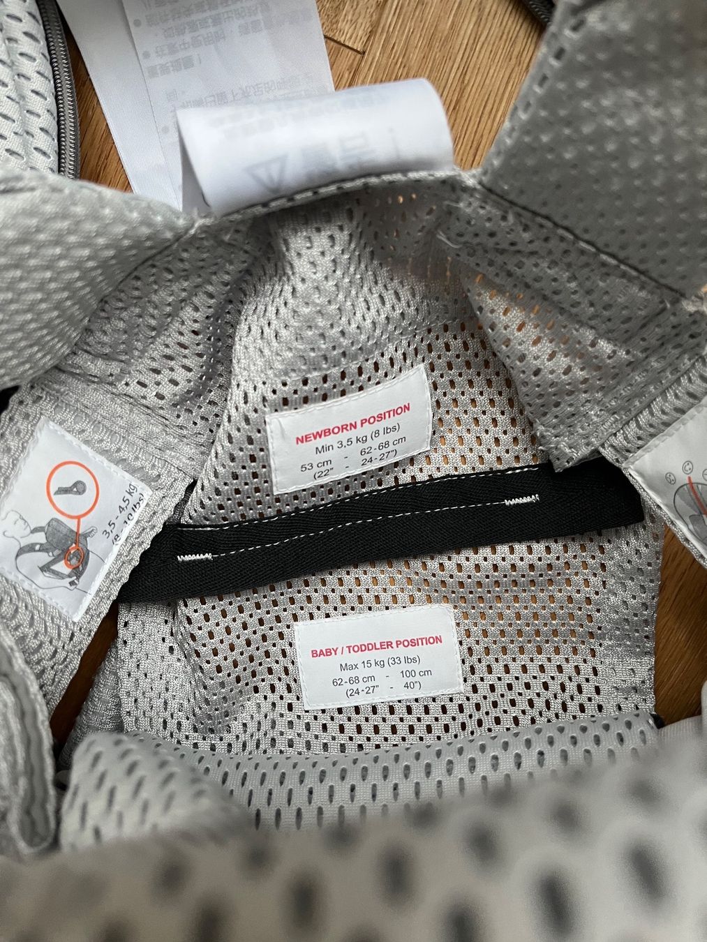 Babybjörn Marsupi portabebè: Babybjörn One Mesh Babytrage – Usato da Interlaken venduto da fbnscl 4