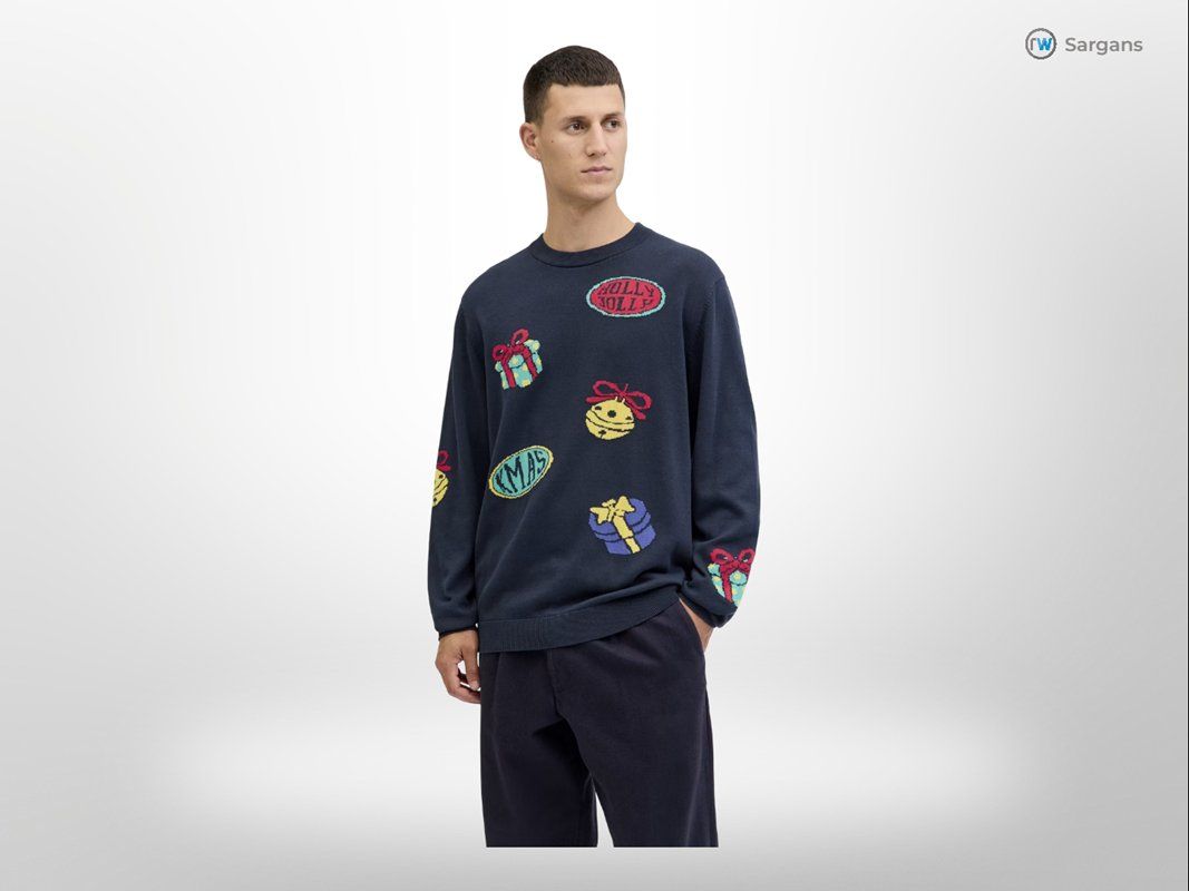Jack & Jones Maglioni & Felpe: JACK & JONES Jorholiday Knit Crew Neck Pullover – Nuovo (secondo la descrizione) da Sargans venduto da Restwert_Sargans 2