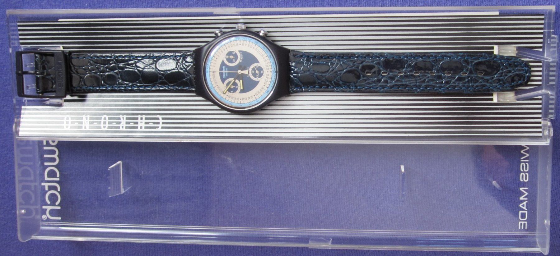 Swatch Orologi: Swatch Chrono Silver Star SCN102, 1990 – Nuovo e nell'imballaggio originale da Grüningen venduto da ald_8cjy