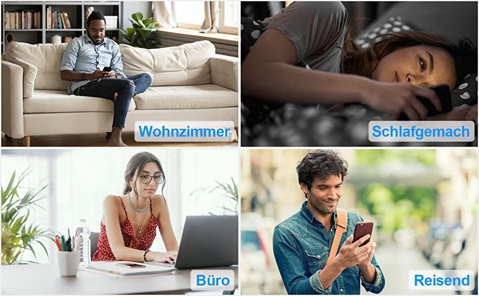 Caricabatterie: 4er Pack Ladekabel&Ladegerät für iPhone – Nuovo (secondo la descrizione) da Thun venduto da 365buy 1