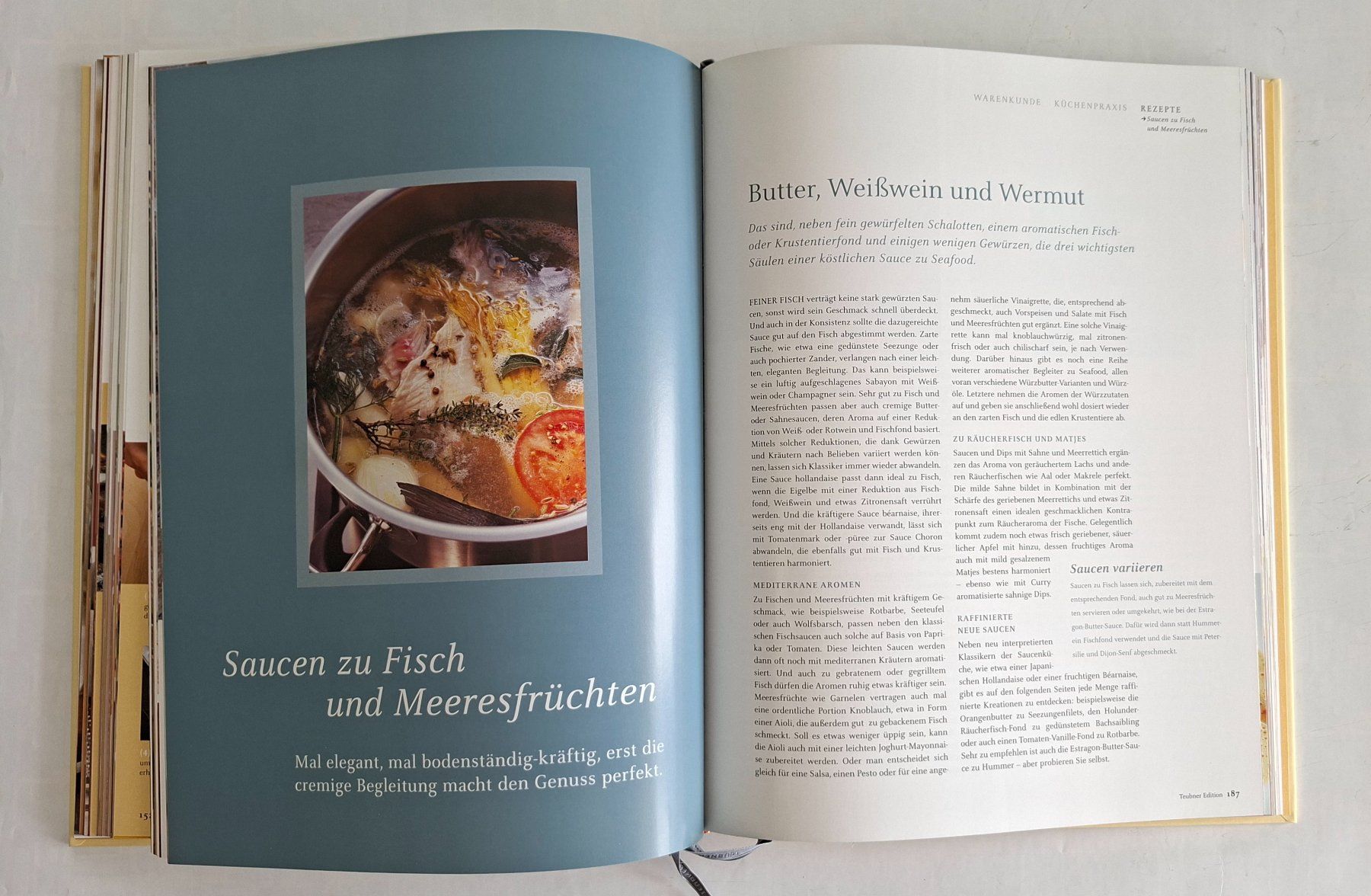 Libri: Das grosse Buch der Saucen von Teubner, Kochbuch – Usato da Opfikon venduto da Diversamente 7