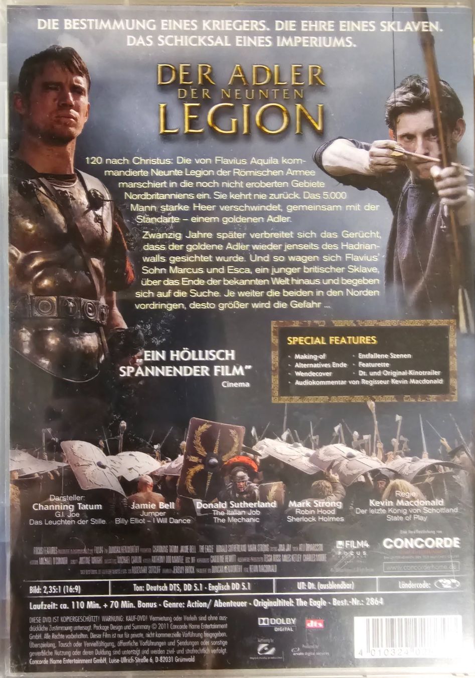 Alle DVDs: Der Adler der neunten Legion – Gebraucht aus Wahlen b. Laufen von Cg10 1