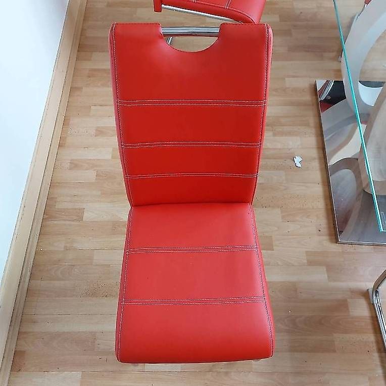 Conforama Set di tavolo e panche: 1 table en verre + 6 chaises Flori – Nuovo (secondo la descrizione) da Le Landeron venduto da Paul_Liquidations 3