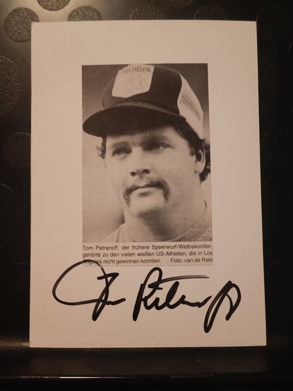 Autografi: Eamonn Coghlan - Leichtathletik – Usato da Menziken venduto da Artographs