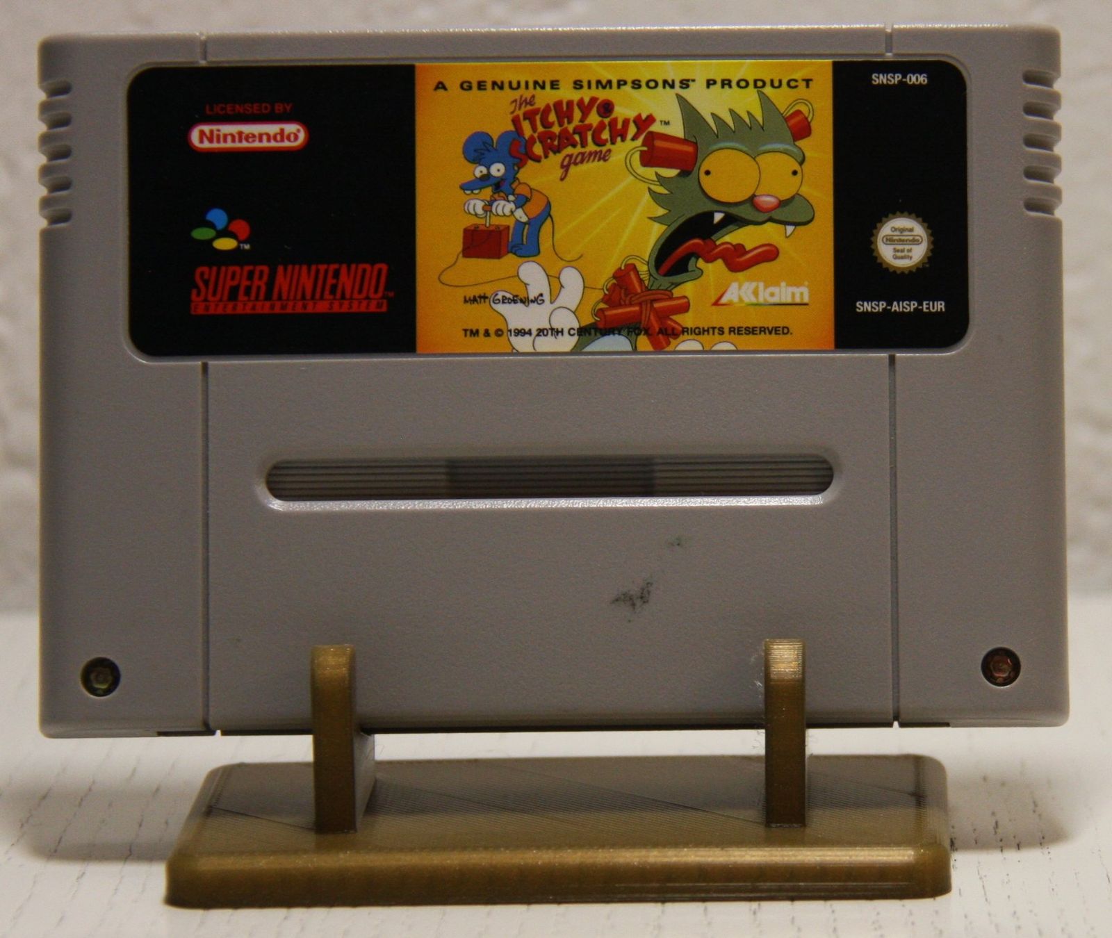Nintendo Giochi: SNES The Itchy & Scratchy Game – Usato da Fisibach venduto da he-man210