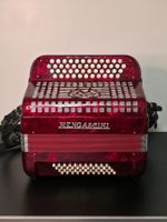 MENGASCINI Akkordeon (M2) Showinstrument mit Kassetten-Radio