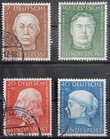 BRD Kat. 200-203 gest. 1954 Kat. 55 Euro
