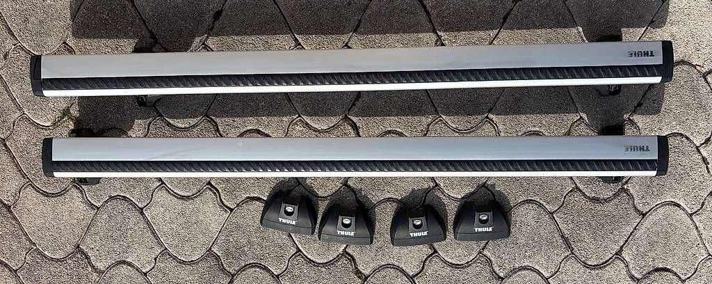 Portapacchi: Barres de toit Thule pour Audi A4 Avant – Usato da Crassier venduto da sluetkek