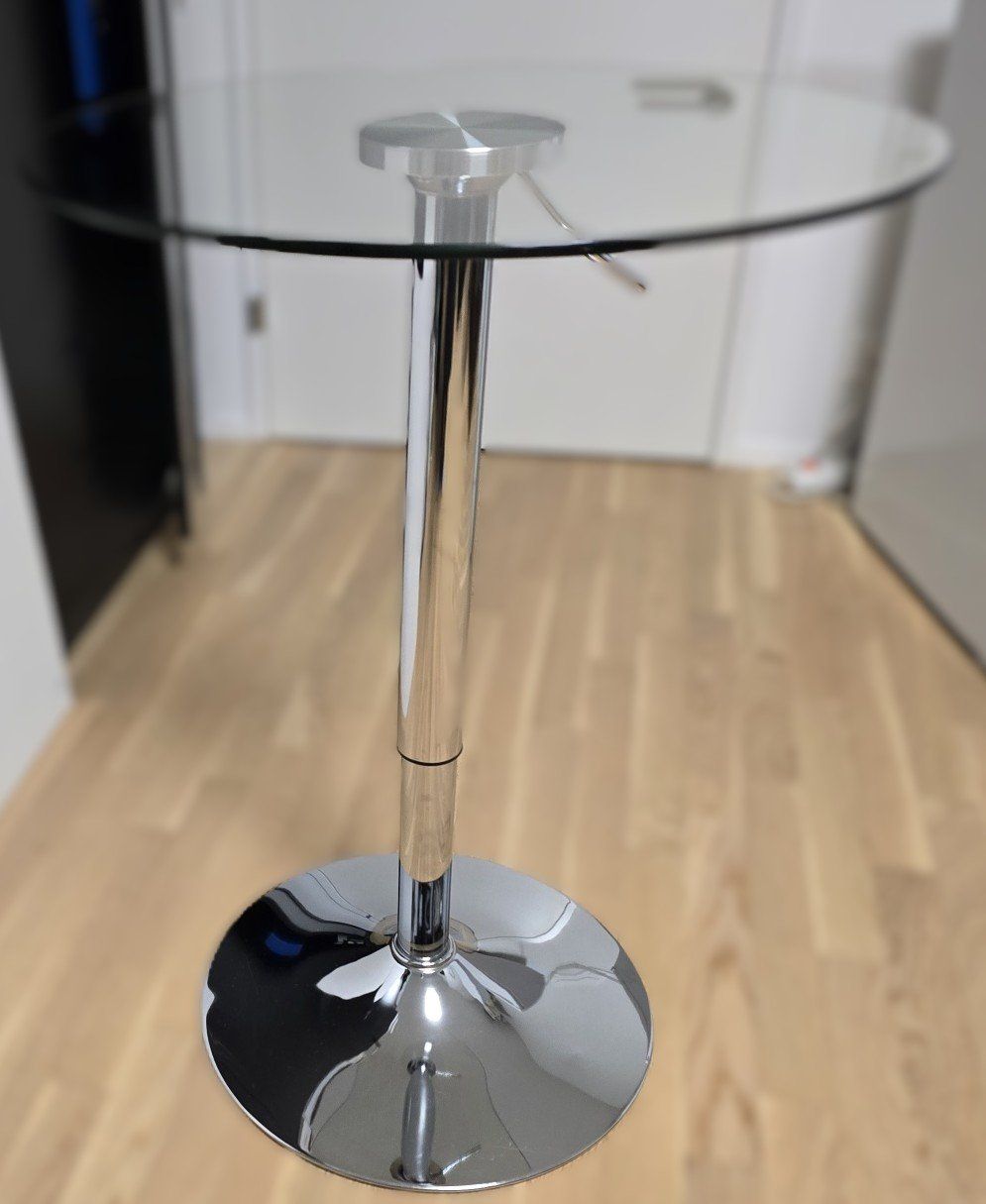 Tavoli: Stehtisch Glas/Chrom – Usato da Bergdietikon venduto da ewa1005 1