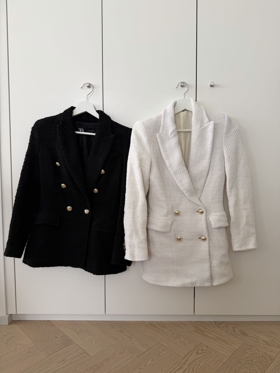Zara Giacche: *ZARA* 2x Blazer schwarz & weiss – Usato da Horgen venduto da Christina93Jolina