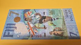 Fidschi 7 Dollar Banknote Rugby 7s Olympiasieger 