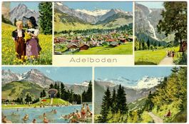 ADELBODEN 1353 m - Berner Oberland ca. 1955 (BE)