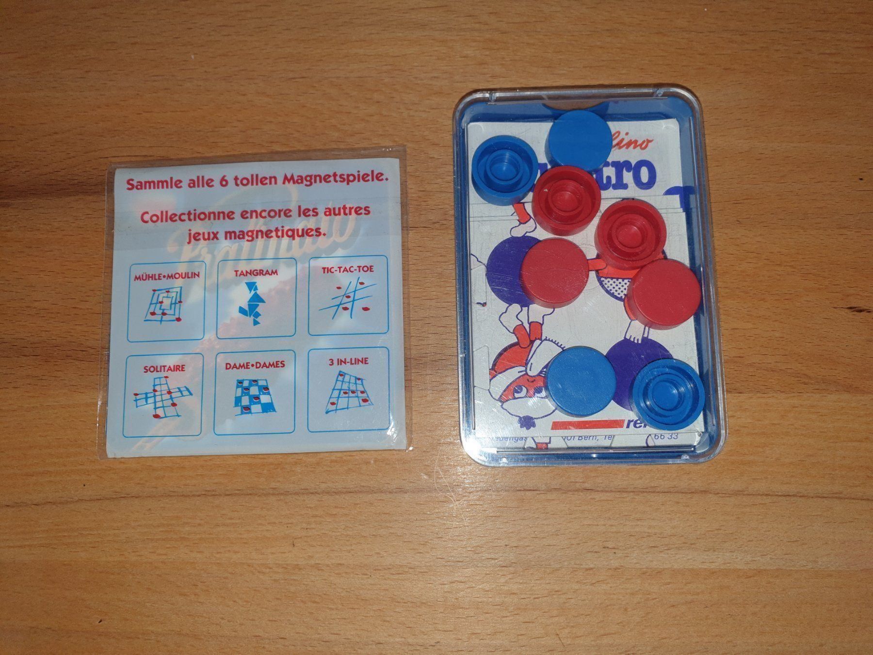 Giochi: 2 Reisespiele Solitaire Quatro – Nuovo e nell'imballaggio originale da kaiseraugst venduto da Yohe 1