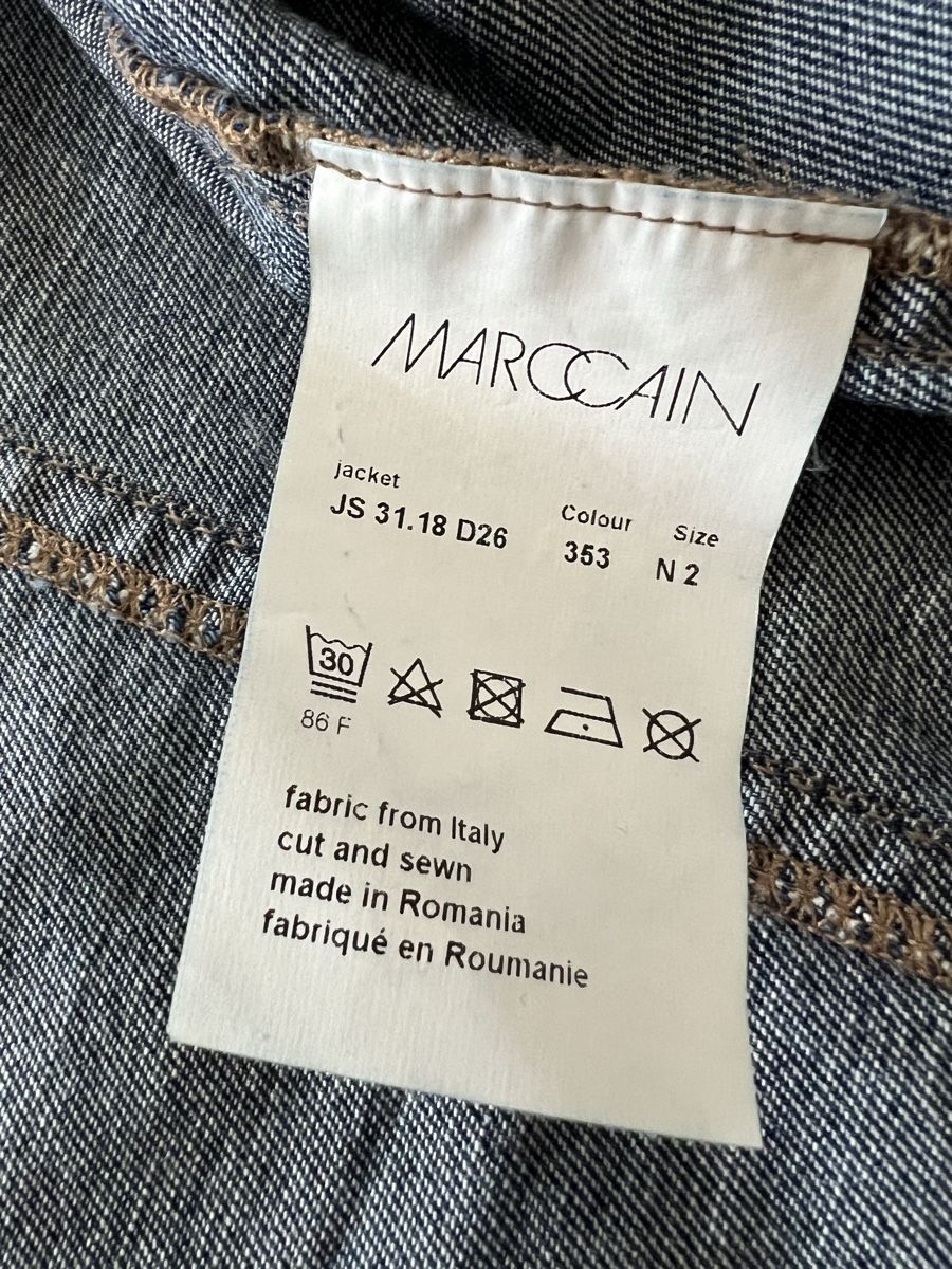 Marc Cain Giacche: Marc Cain Jeansjacke N2 Gr 36 Jacke Elastisch – Usato da Wauwil venduto da machneu11 5