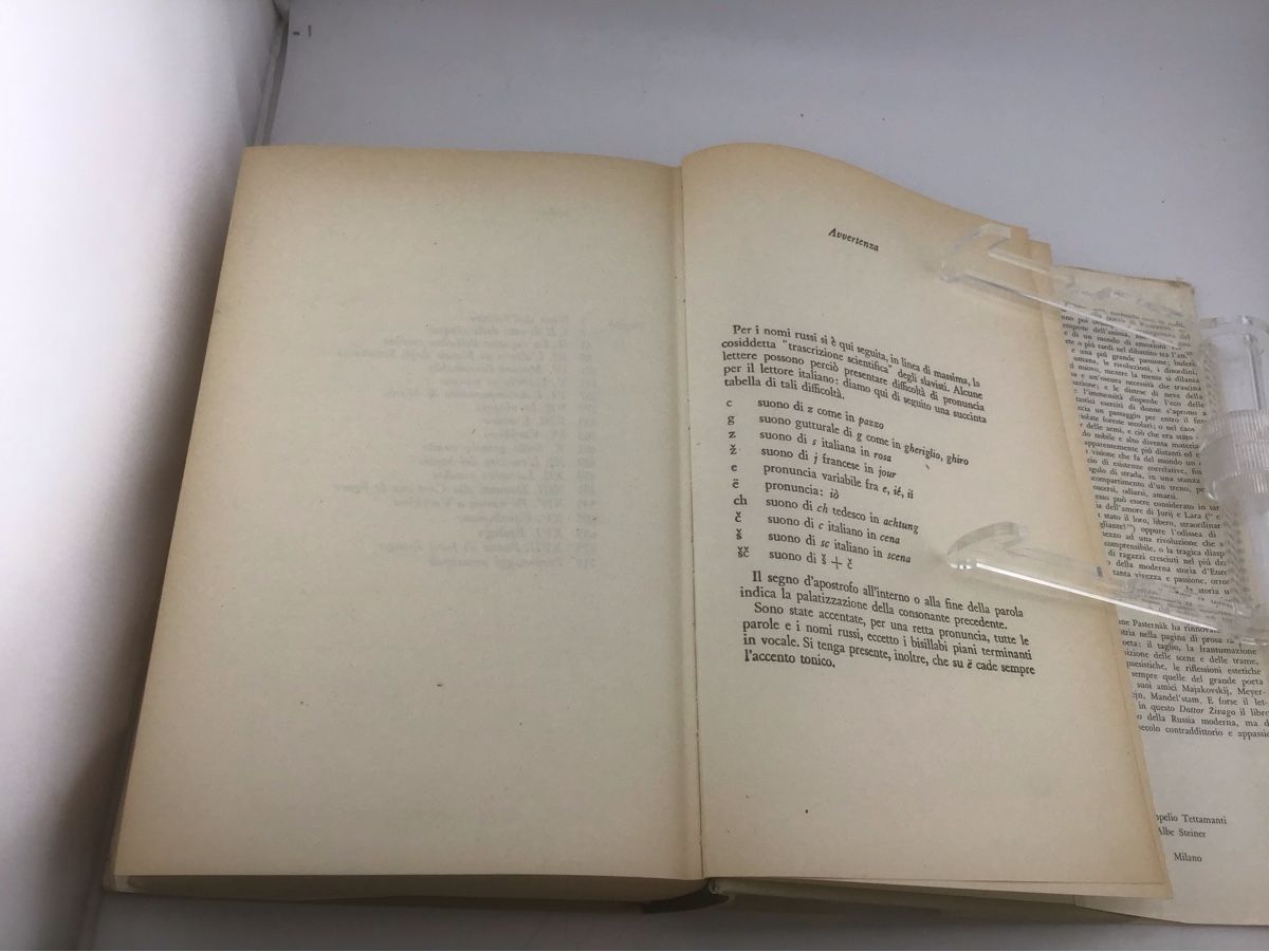 Libri: Il Dottor Zivago, romanzo, 1957 – Usato da Nods venduto da loredana18 6