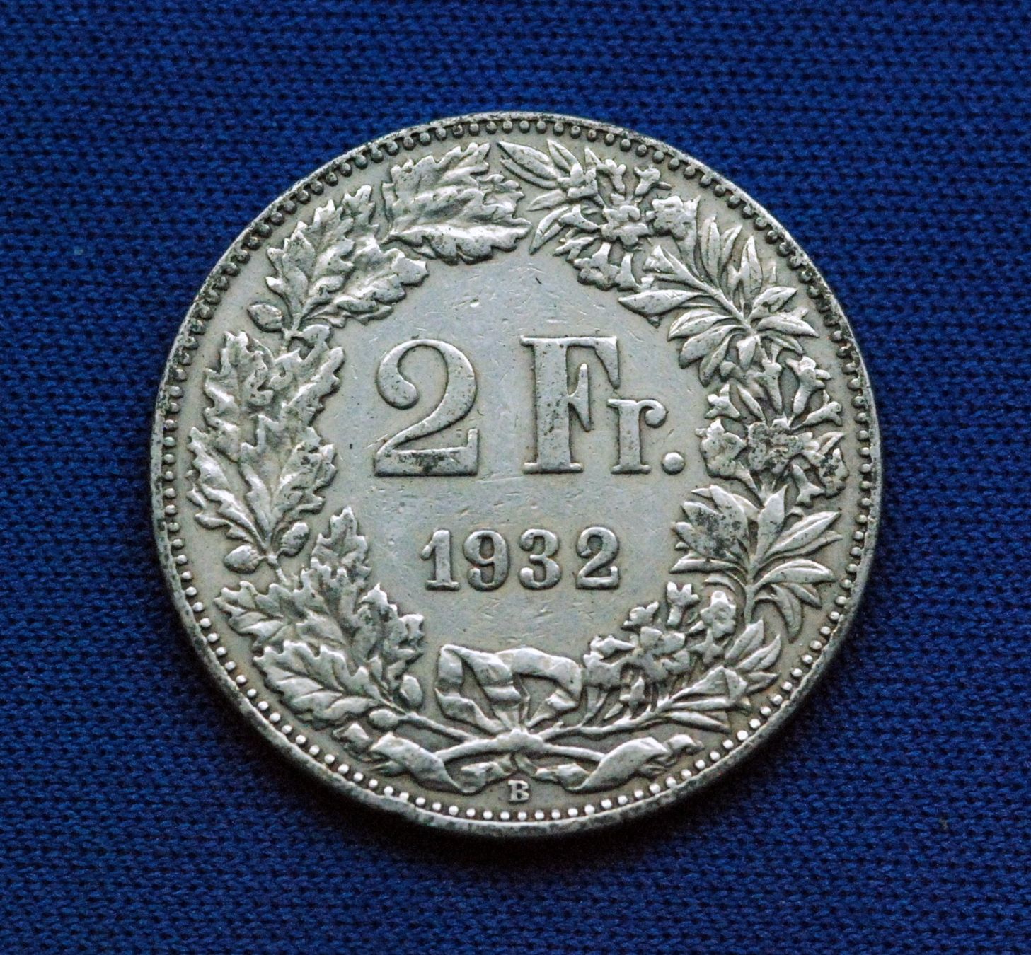 Tutti le monete: Silberner 2.- Jg. 1932, Rar – Usato da Mühlethal venduto da sowato 2