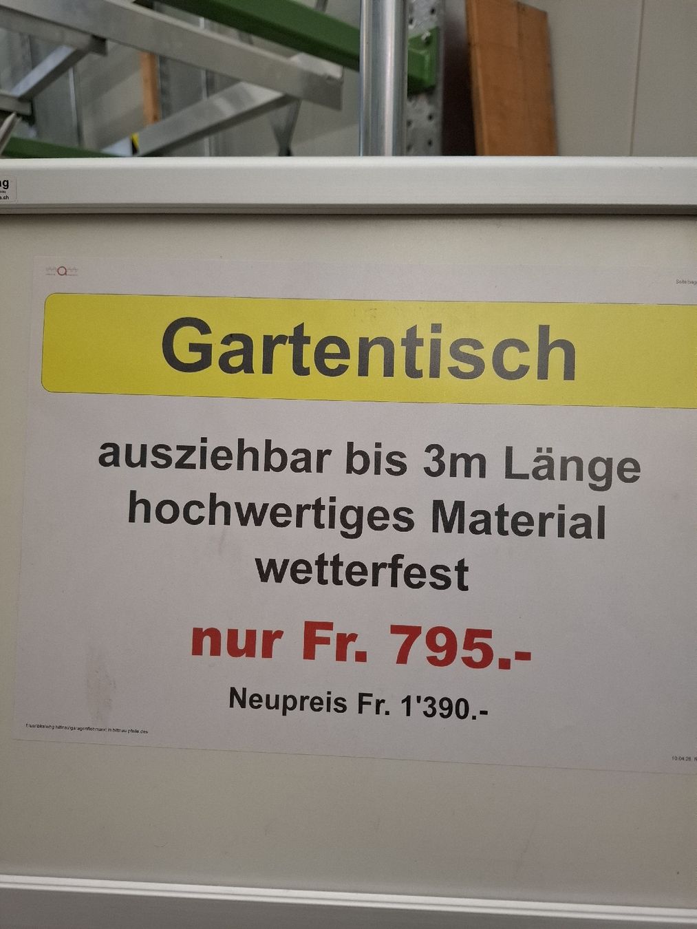 Tavoli: Gartentisch  – Usato da Splügen venduto da bet_rwf8 5