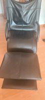 Designer Stuhl schwarz leder ligne roset