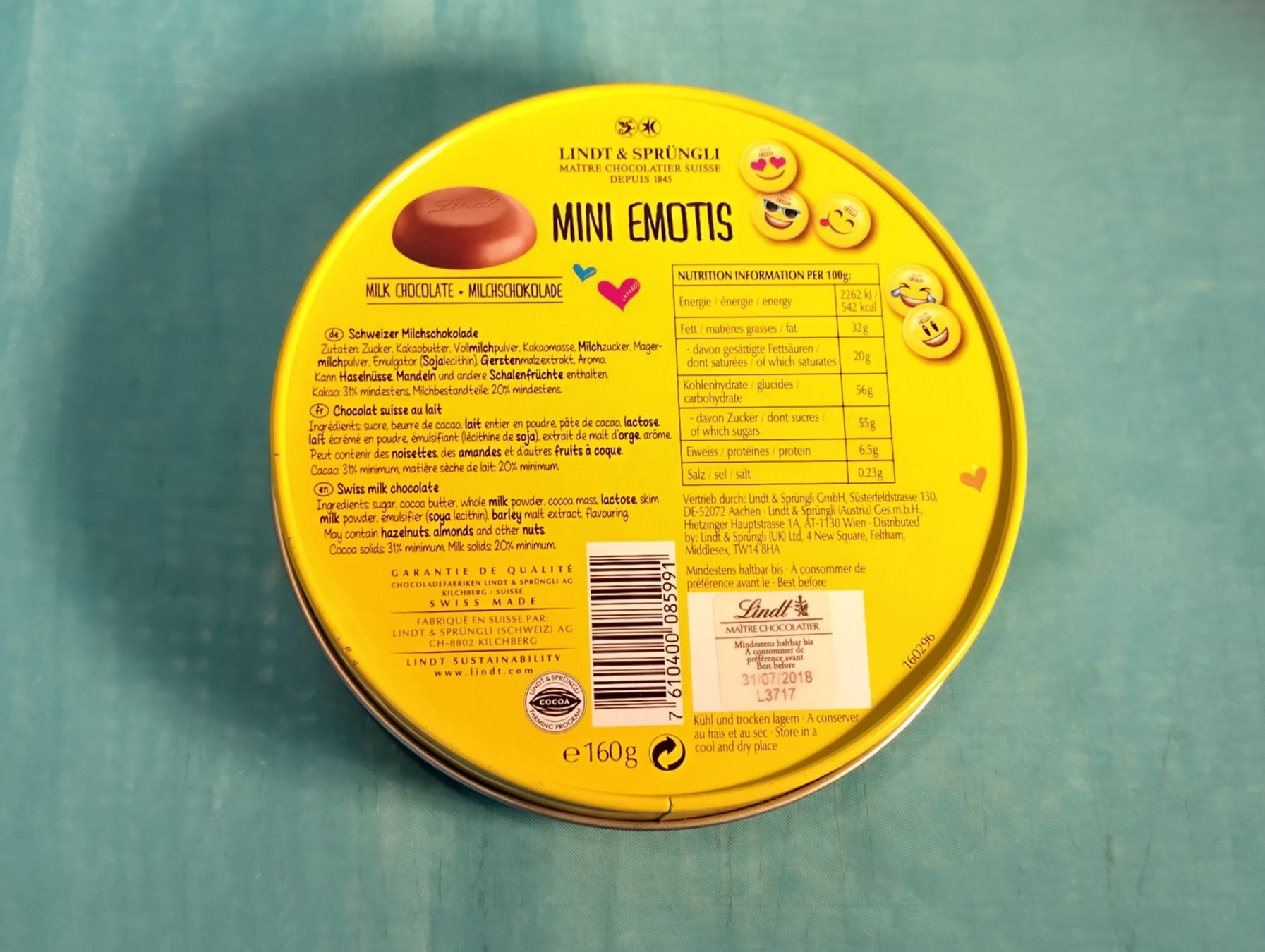 Altro in Decorazioni & Accessori: Blechbüchse smiley verliebt – Usato da Bellach venduto da JingleCherry 1