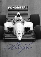 Larini, Osella 1989, original signiert!