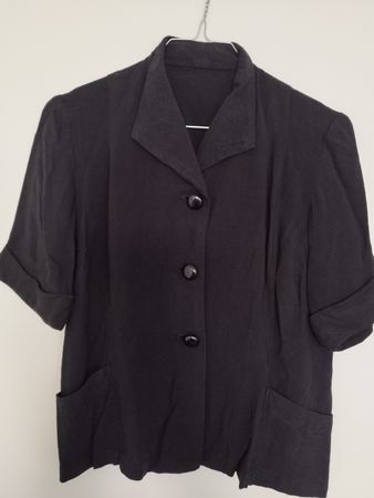 Short sleeve blouse from the 1940s - handmade