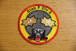 Stab Feld Div 3 Gold, Badge